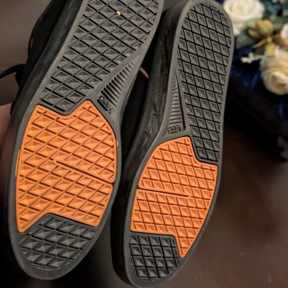 S7 VANS Stat Black/Orange Sneakers - Picture 10 of 10